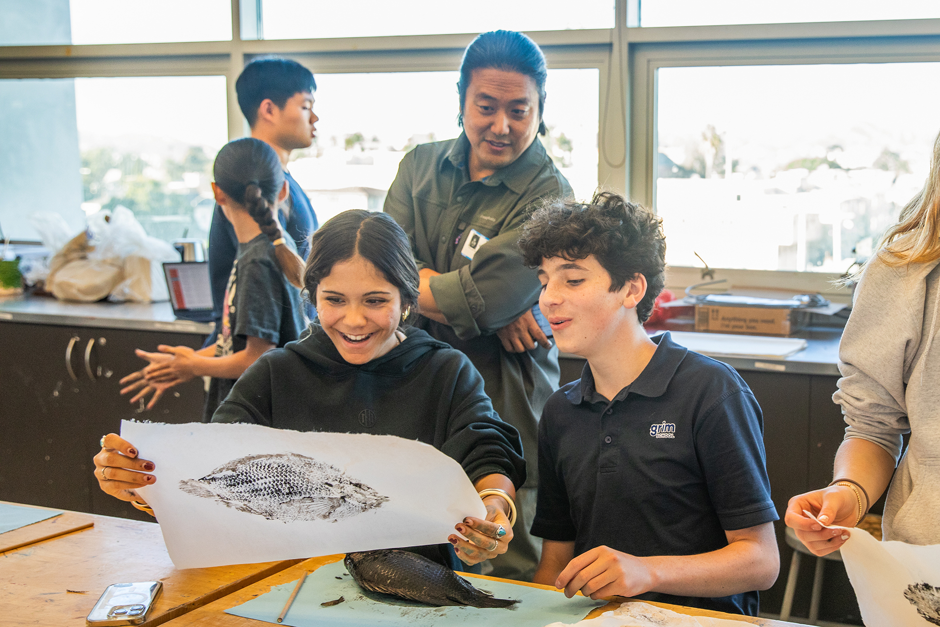 Art Gyotaku Fish Painting